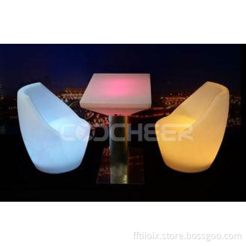 Durable Led Lounge Furniture / Lighting Hotel Restaurant Ta